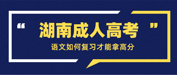 湖南成人高考語文如何復(fù)習(xí)才能拿高分