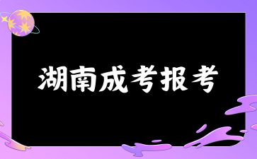 2024年湖南成考報(bào)考的條件